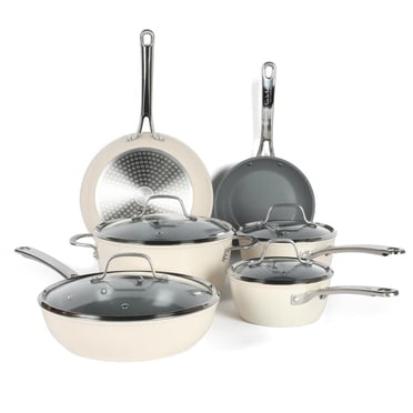 Sur La Table Gourmet Cuisine 10 Piece Aluminum Cookware Set with Glass Lid