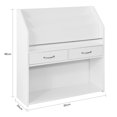thumbnail image 3 of SoBuy KMB39-W, Children Kids Bookcase Book Shelf with 3 Shelves 2 Drawers, Storage Display Rack Organizer Holder Toy Storage, 3 of 6