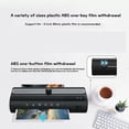 thumbnail image 4 of A4 Laminating Machine Hot Cold Mode Photo Plastic Sealing Apparatus Automatic Small Office Document Sealing Device FNL003g ,Fast Heat, 4 of 5