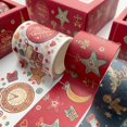 thumbnail image 3 of Sticker 6 Rolls Washi Tape Christmas Design Wafu Kawaii Masking Sticker Decor for Decoration, 3 of 6