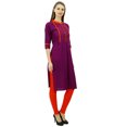 thumbnail image 1 of Phagun Kurti Droite à Col Mandarin pour Femmes, Robe Ethnique Indienne de Designer, 1 of 1