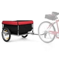 thumbnail image 1 of Costway Bike Cargo / Luggage Trailer w/ Folding Frame & Quick Release Wheels Red/Black, 1 of 10