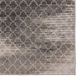 thumbnail image 2 of Linon Evolution Trellis Zigzag Power Loomed Polyester 2'x3' Rug in Gray, 2 of 5
