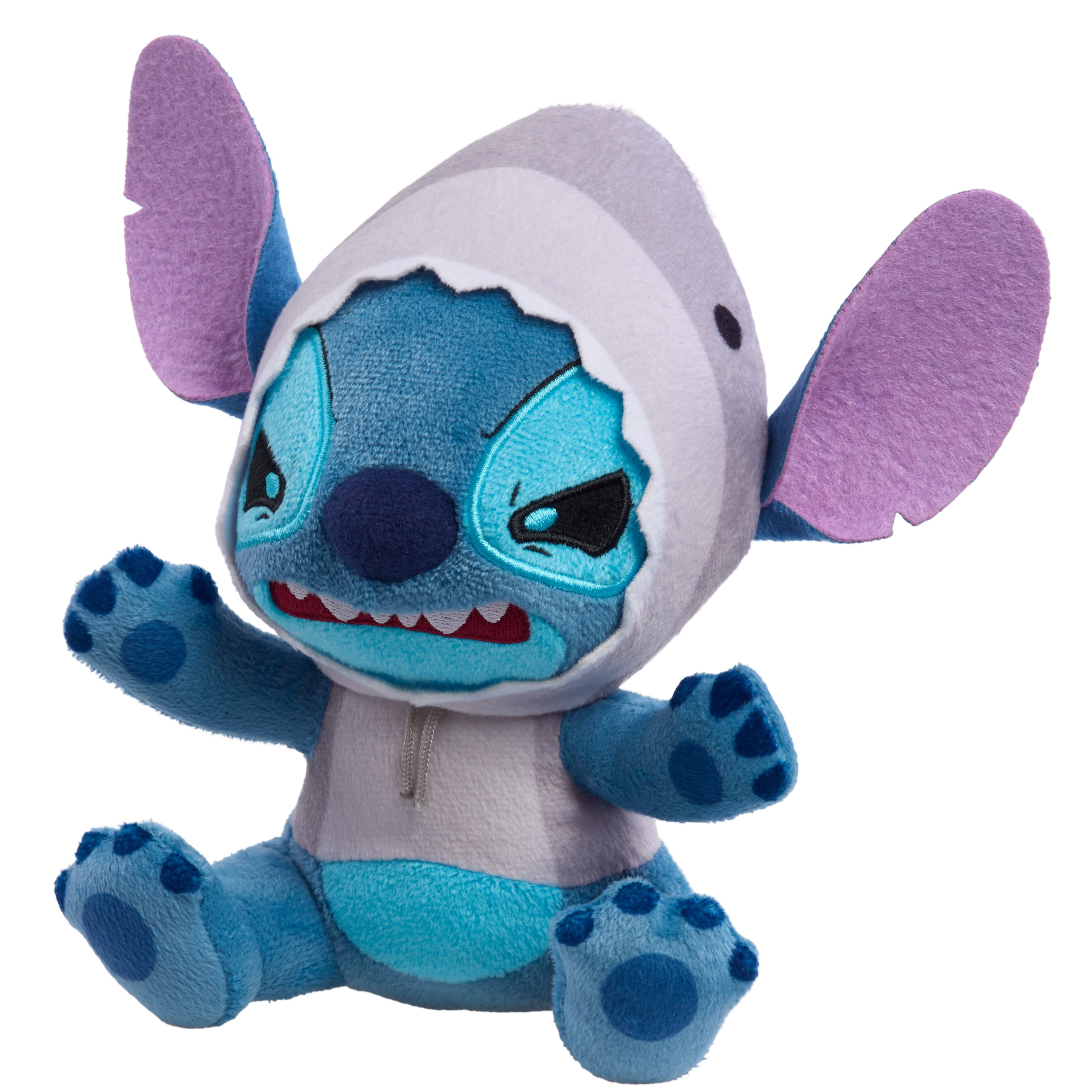 Disney Stitch Goes Wild Small Plush - Stitch Shark, Cute & Fluffy, For Kids, Fans & Collectors