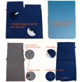thumbnail image 2 of stanreset Portable Sleeping Sheet Polyester Fiber Sleeping Bag with Storage Bag for Travel Hotel No.4, 2 of 6