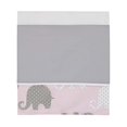 thumbnail image 5 of NoJo Dreamer - Ensemble de Douillette 8 Pcs Éléphant Rose/gris, 5 of 5