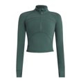 thumbnail image 4 of Timegard Womens Lightweight Athletic Jacket Zipper Trackshirts Workout Running Jackets with Thumb Holes, 4 of 4