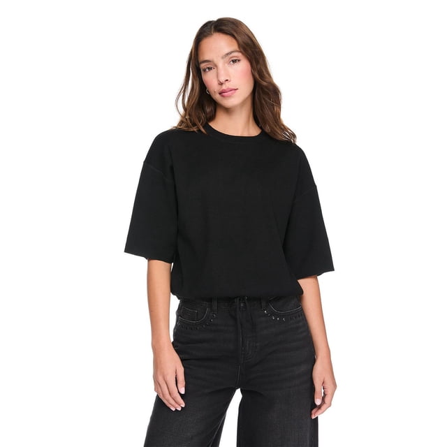 George Women's Elbow-Sleeve Oversized Top