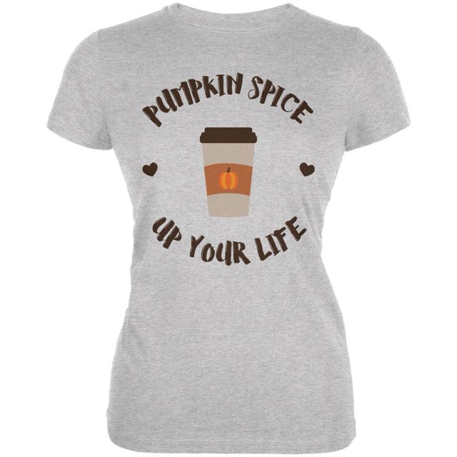 Halloween Pumpkin Spice Up Your Life Juniors Soft T Shirt