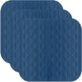 thumbnail image 1 of Canadian Linen Alèses pour Chaise d'Incontinence 20 Pouces X 20, Lot de 3 Lavables, Imperméables, Douces, Absorbantes, Réutilisables, Protège-Alèse, Housse de Siège d'Auto, Tapis Pipi, Bleu Marine, 1 of 9
