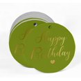 thumbnail image 2 of Inkdotpot Pack Of 100 Real Gold Foil Paper Tags Happy Birthday Favor Hang Tags, 2 of 6