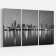 thumbnail image 2 of Tableau moderne imprimée sur toile Design Art chicago noir et blanc, 2 of 2
