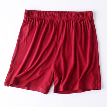 Aboser Plus Size Pajama Shorts for Women Comfy Soft Sleepwear Solid Loose Fit Homewear Thin Elastic Waist Pjs Pants Casual Quarter Shorts