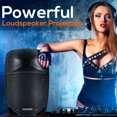 thumbnail image 4 of Pyle PSBT105A Bluetooth Portable Stereo Karaoke Speaker with Wireless Microphone, 4 of 9