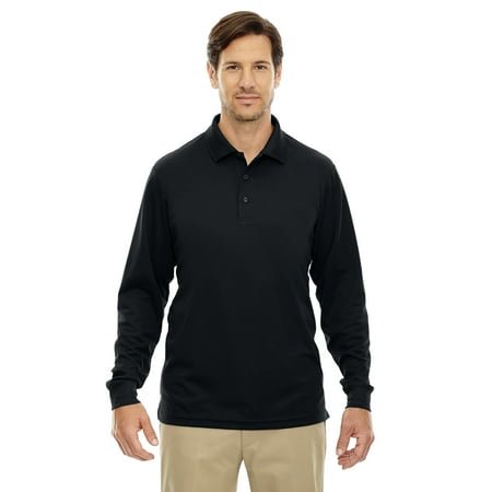 Ash City - Core 365 Men's Tall Pinnacle Performance Long-Sleeve Piqué Polo