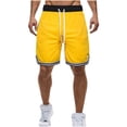 thumbnail image 1 of Mens Shorts, Mens Summer Solid Color Sports Fitness Breathable Shorts, 1 of 3