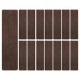 thumbnail image 4 of DOLITY 15 Pieces Non Skid Rug Stair Mats Stairs Step Treads Indoor Stair Runners Coffee, 4 of 9