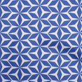 thumbnail image 1 of oneOone Viscose Chiffon Medium Blue Fabric Geometric Craft Projects Decor Fabric Printed By The Yard 42 Inch Wide, 1 of 4