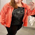 thumbnail image 4 of Women‘s Loose Hoodies Solid Color Long Sleeve Teen Girl Fall Jacket, 4 of 8