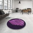 thumbnail image 4 of Ahgly Tapis Rectangulaire Lavable en Machine Intérieur Transitionnel Violet Foncé, 5 Pieds x 7 Pieds, 4 of 7