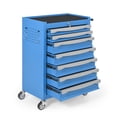 thumbnail image 3 of QinaQin 7-Drawer Rolling Tool Chest, Keyed Lock, Large Capacity, Blue, 3 of 7