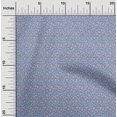 thumbnail image 2 of oneOone Cotton Cambric Dusty Blue Fabric Animal Craft Projects Decor Fabric Printed By The Yard 56 Inch Wide, 2 of 5