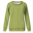 thumbnail image 4 of Pompotops Chemises Décontractées à Manches Longues pour Femmes, Chandail en Molleton à Col Rond Imprimé, Chandail Tunique Ample en Liquidation, 4 of 7