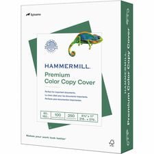 Papier cartonné couverture Hammermill Premium Color Copy, blanc éclatant, format lettre, couverture 80 lb, 250 feuilles