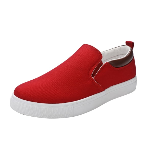 Men's Casual Shoes Comfortable Fashionable Canvas Flat Bottom Running Footwear for Everyday Wear