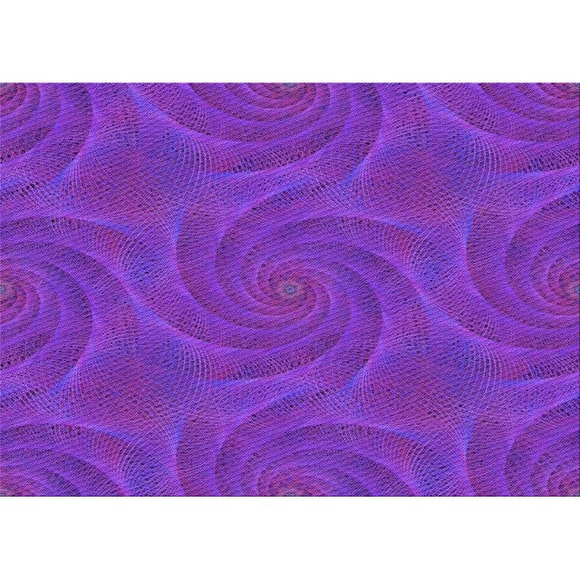 Ahgly Company Machine Washable Indoor Rectangle Transitional Purple Daffodil Purple Area Rugs, 2' x 4'