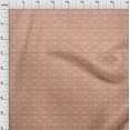 thumbnail image 3 of oneOone Rayon Rust Brown Fabric Asian Ikat Sewing Material Print Fabric By The Yard 56 Inch Wide, 3 of 3