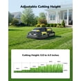 thumbnail image 3 of YARBO Robot Lawn Mower Pro for Large Yard up to 6 Acres, Wire Free App Control Robotic Lawnmower with 0.8"-4.0" Cutting Height, AI Vision & RTK for Navigation, 3 of 6