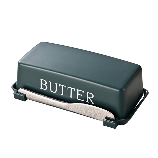 Classic Kitchen Accessories, Butter Dish with Lid for Countertop Butter Crock with Stainless Multipurpose Butter Butter Container Kitchen for Wife Mother