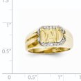 thumbnail image 2 of 10K Yellow Gold Men's Diamond DAD Ring, 2 of 2