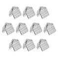 thumbnail image 1 of Unique Bargains 300Pack Ribbon Crimp Clamp Ends 6mm Cord End Clasp for DIY Craft Silver Tone, 1 of 7