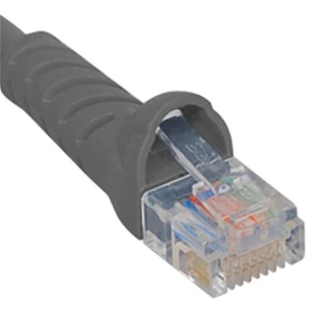 10 ft. Cat 5E Molded Boot Patch Cord - Gray