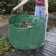 thumbnail image 4 of Courtyard Garden Bag ) Courtyard Garbage Bag Reusable Heavy Duty Foldable Garden Leaf Bag With Ring Garbage Green Small Bags with Handles Scented Bag Liner, 4 of 8