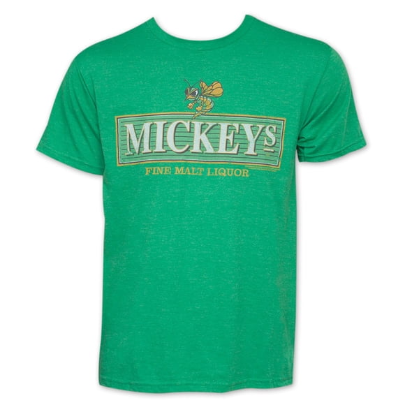 Mickey's T-shirt Vert pour Homme Fine Malt Liquor Logo - 2Xlarge
