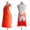 Orange, variant on TIMIFIS The Apron Aprons for Women with Pockets Mens Apron Chef Apron Cleaning Experiments Long Life Kitchen Apron for Men Kitchen Appliances