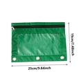 thumbnail image 3 of Dvruxg 2 Pcs Trousse à Crayons, Trousse à Crayons Trois Trous avec Fermeture Éclair Unique, Sac de Rangement de Documents en PVC Transparent, Grande Capacité Trousse à Crayons avec Fermeture Éclair, Trousse à Crayons Transparente, 3 of 5