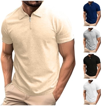 Sentmoon Mens Tops Oversized Relaxed Turndown Collar Short Sleeve Stretchy Hawaiian Mens Blouses Dressy Casual Solid Color Shirt Trendy for Vacation XXXL