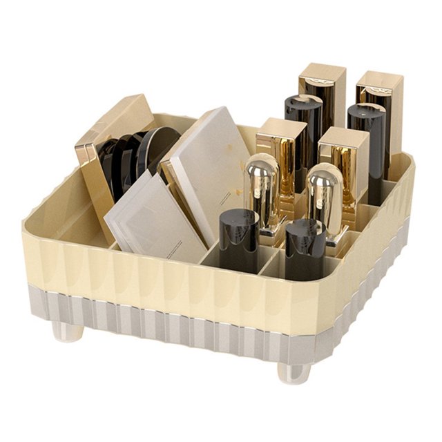Makeup Organizer Holder Box Multi Compartment Lipsticks Box for Bathroom Countertop Bedroom