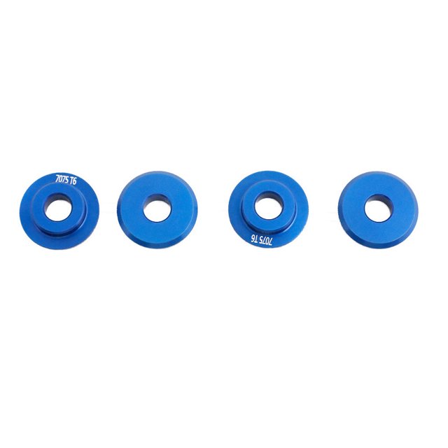 Baohd Metal Short Course Wheel Rim Adapter Gasket RC Car Accessories Rustproof Shockproof Wheels Hub Tire Curse Adapters Pad Blue