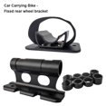thumbnail image 4 of 2Pcs Bicycles Front Fork Mount Alloy Carrier Nylon Anti-corrosive Fast Release Heavy Duty Nylon Buckle Aluminium Alloy Rear Wheel Rack Carrier Black, 4 of 6