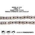 thumbnail image 2 of Niche 520 Drive Chain 76 Links O-Ring With Master Link for Motorcycle 519-CDC2445H, 2 of 8