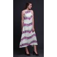 thumbnail image 4 of Bimba Robe de Plage Teinture sur Nœuds pour Femmes, Imprimée, Dos Nu, Longue, à Col Licou, Rayondress - Grand, 4 of 6
