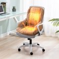 thumbnail image 2 of B Heated Lumbar Support Cushion With Fast Warm Up, Adjustable Heating Pad, Machine Washable Cover For Office Chair, Car Seat, Wheelchair And Home Use, Relieves Back Pain, 2 of 5