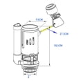 thumbnail image 4 of Toilet Cistern Dual Flush Valve Push Button, 4 of 5