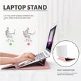 thumbnail image 3 of Laptop Sleeve, 15 Inch 3 in1 Laptop Sleeve Case Waterproof PVC Foldable Stand Wrist Rest Protective Notebook Cover Bag, 3 of 8