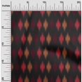 thumbnail image 1 of oneOone Silk Tabby Fabric Argyle Ikat Decor Fabric Printed BTY 42 Inch Wide, 1 of 1